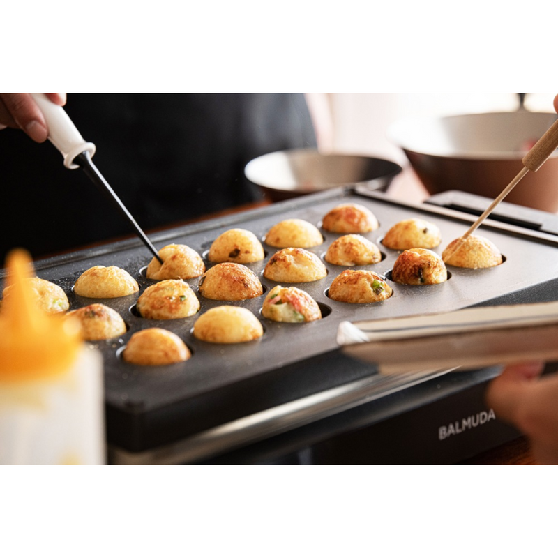【BALMUDA】<br>ホットプレート<br>The Plate Pro<br>Takoyaki Plate<br>K10-B100