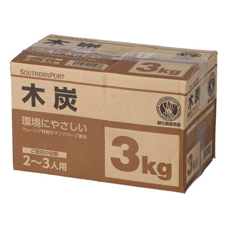 ＢＢＱ木炭 ３ｋｇ　