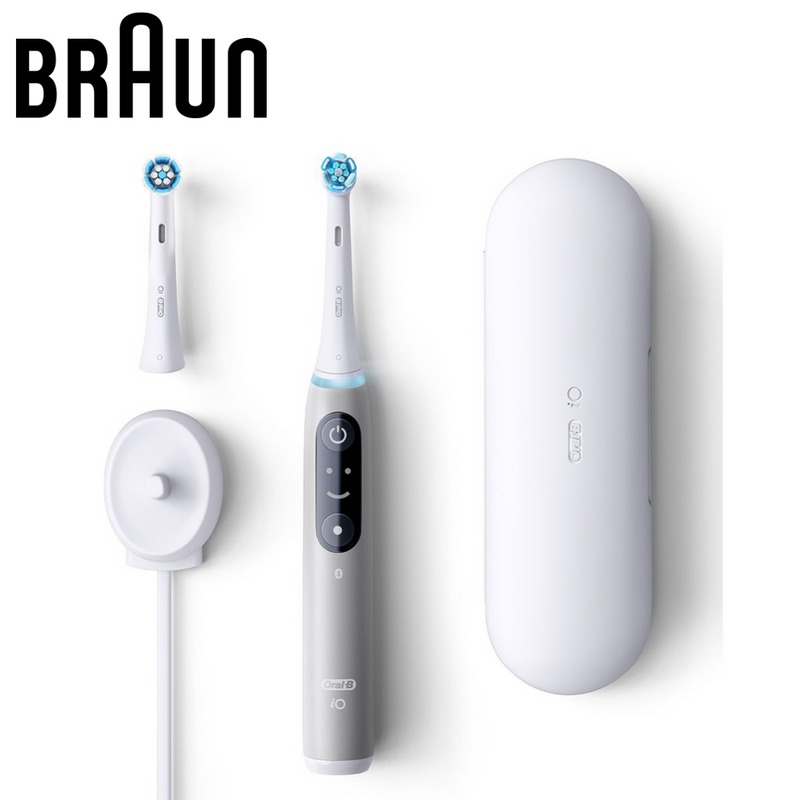 【BRAUN】電動歯ブラシ　Oシリーズ6 グレーオパール　回転式　 IOM62I61KGR-W