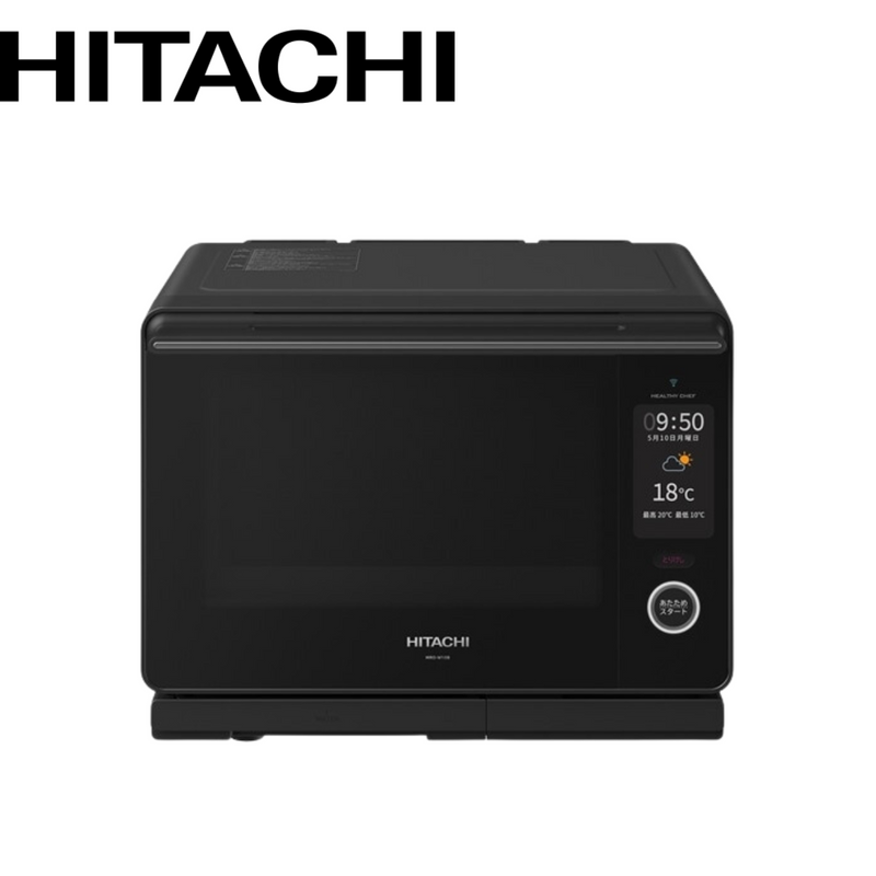 【HITACHI】<br>オーブンレンジ　MRO-W10B-K