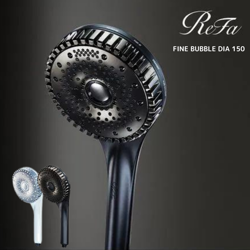 【ReFa】<br>FINE BUBBLE DIA 150<br>シャワーヘッド<br>ブラック／ホワイト