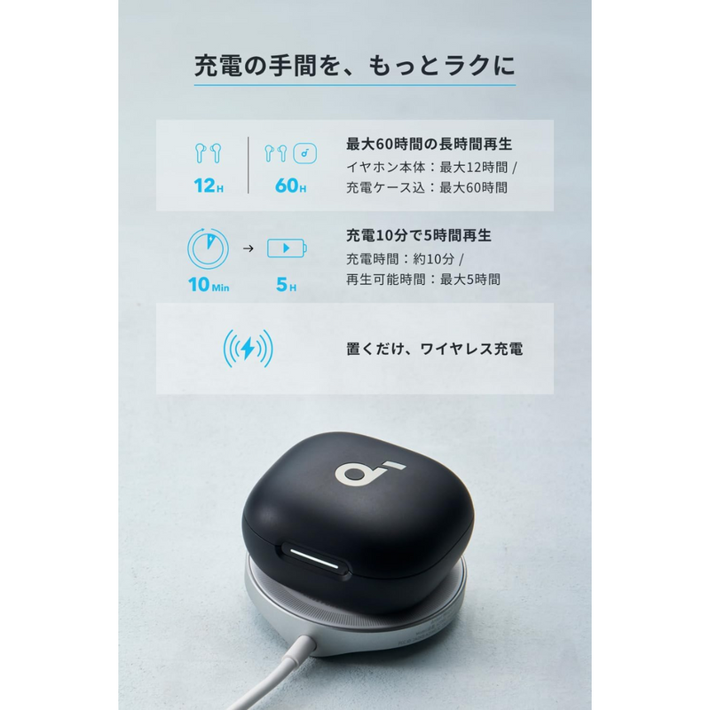 【Anker】<br>ワイヤレスイヤホン　Soundcore P40i