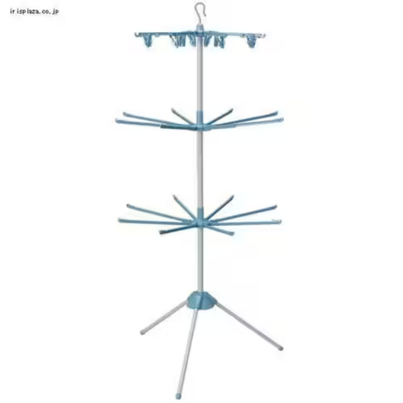 【アイリスオーヤマ】<br>室内物干しパラソル　2・3段　WSP-132R/173R