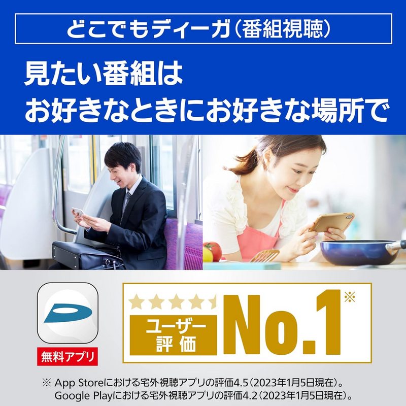 【Panasonic】<br>ブルーレイディスクレコーダー＜2000GB (2TB) ＞ | DMR-2W202