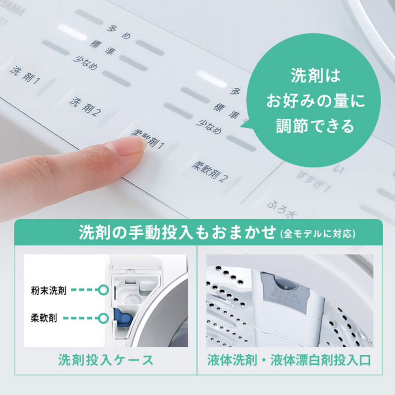 【アイリスオーヤマ】<br>洗濯機　ITW-80A02-W