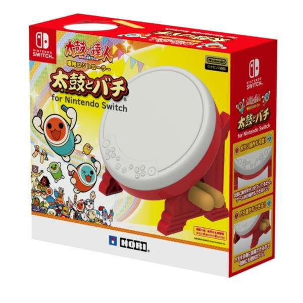 【Switch専用】<br>太鼓の達人専用コントローラー<br>太鼓とバチ for Nintendo Switch