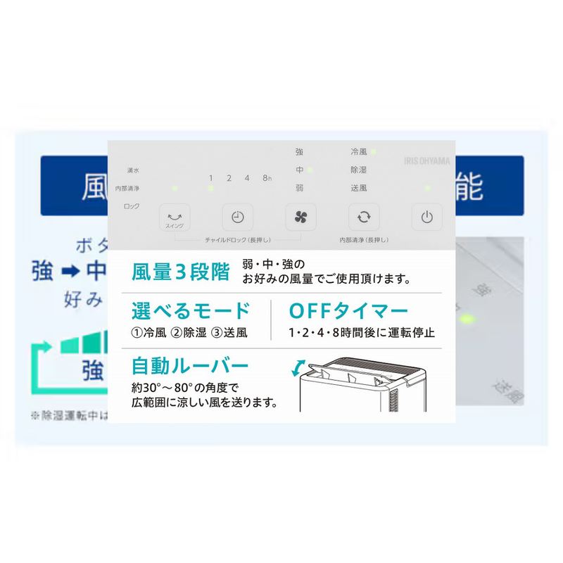 完売）【アイリスオーヤマ】ポータブルクーラー コンパクト 工事不要 ICP-0301G