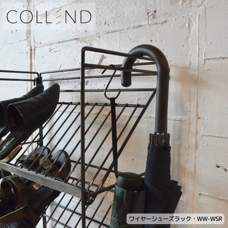 【 COLLEND 】お客様組立品<br>ワイヤーシューズラック／WW-WSR