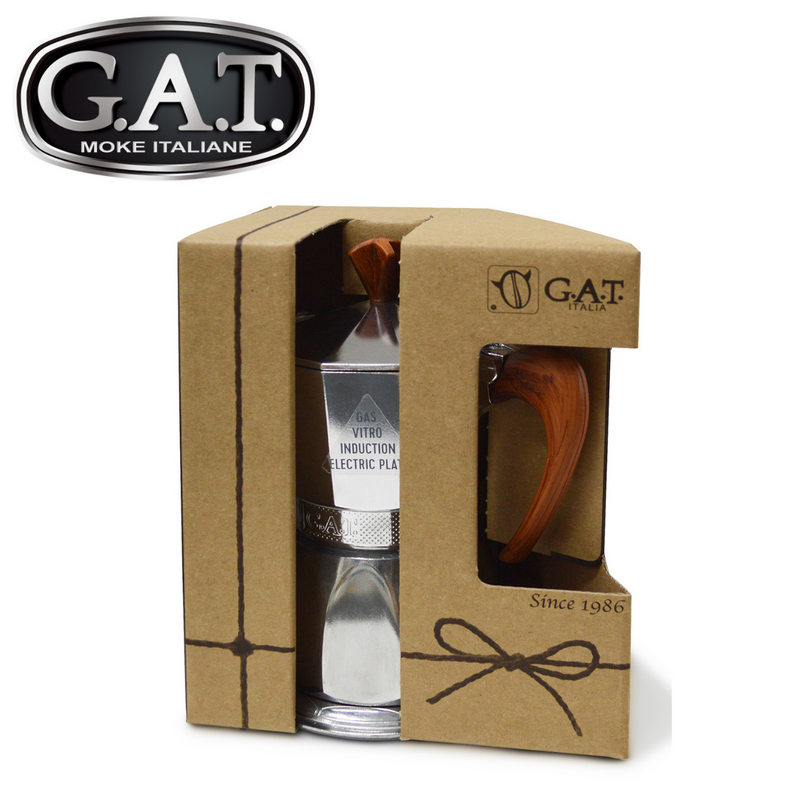 【G.A.T】<br>カフェティエラ（MAGNIFICA)＋コーヒー（ペリーニトップ缶）セット