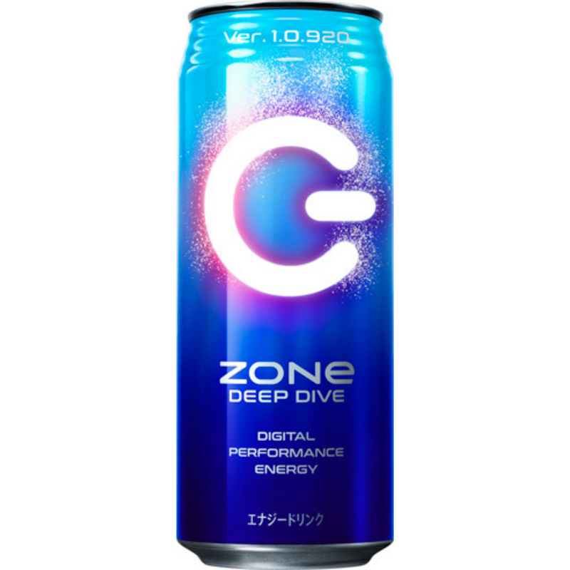 【エナジードリンク】<br>ZONe DEEPDIVE Ver.1.0.920<br>１ケース（500ml×24本）