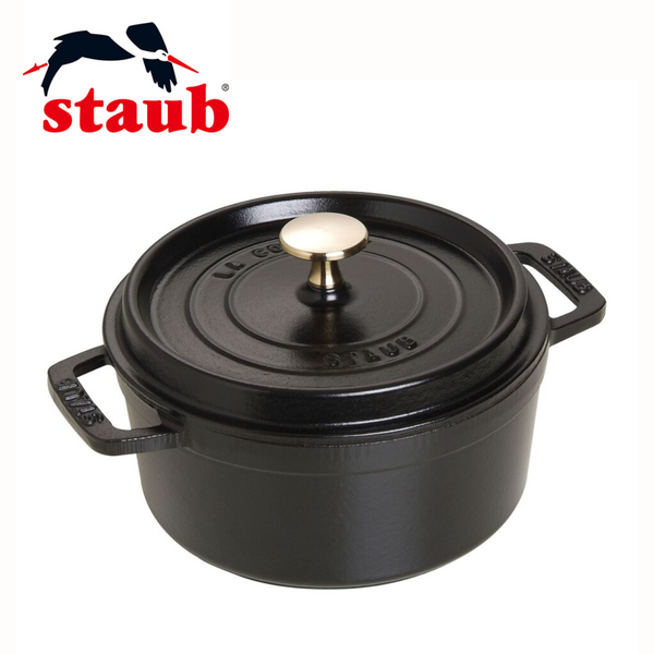 【 STAUB 】<br>鋳物ホーロー鍋  ピコ・ココット  ラウンド　18cm （全３色）