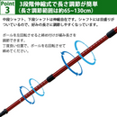 【 Land Field 】<br>トレッキングポール 2本セット  | LF-TP020<br>ブルー(BL)／レッド(RD)