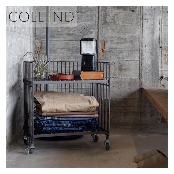 【 COLLEND 】お客様組立品<br>ワイヤーワゴン（レギュラー・シングル）<br>WW-WW-RS