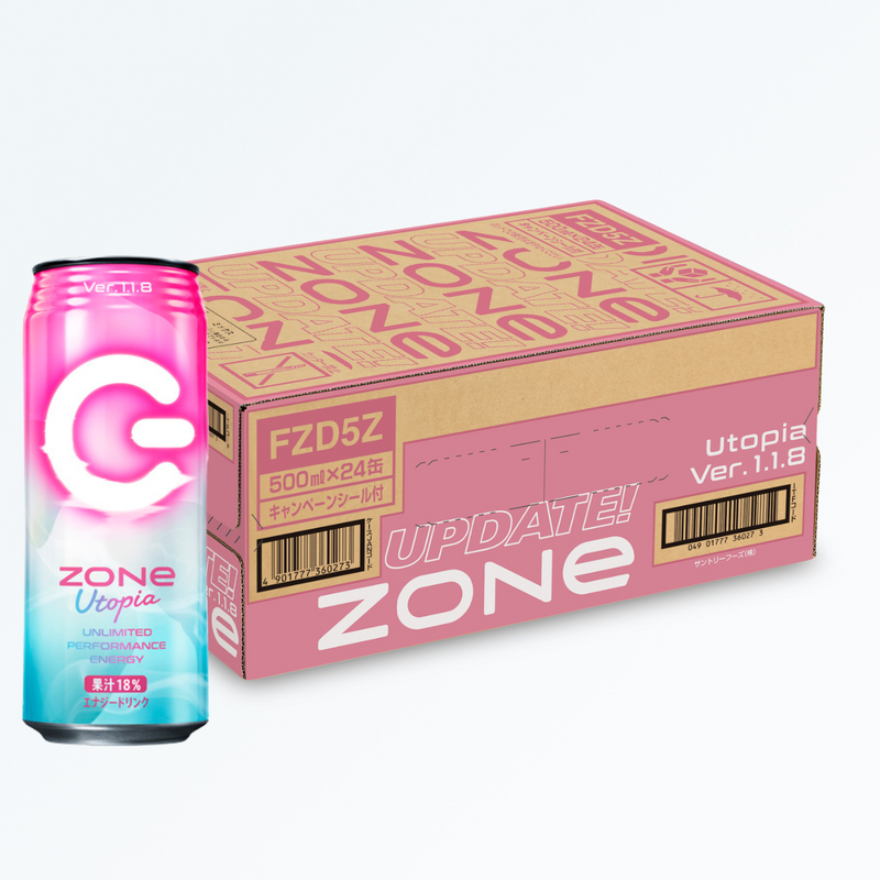 【エナジードリンク】<br>ZONe Utopia Ver.1.1.8<br>１ケース（500ml×24本）