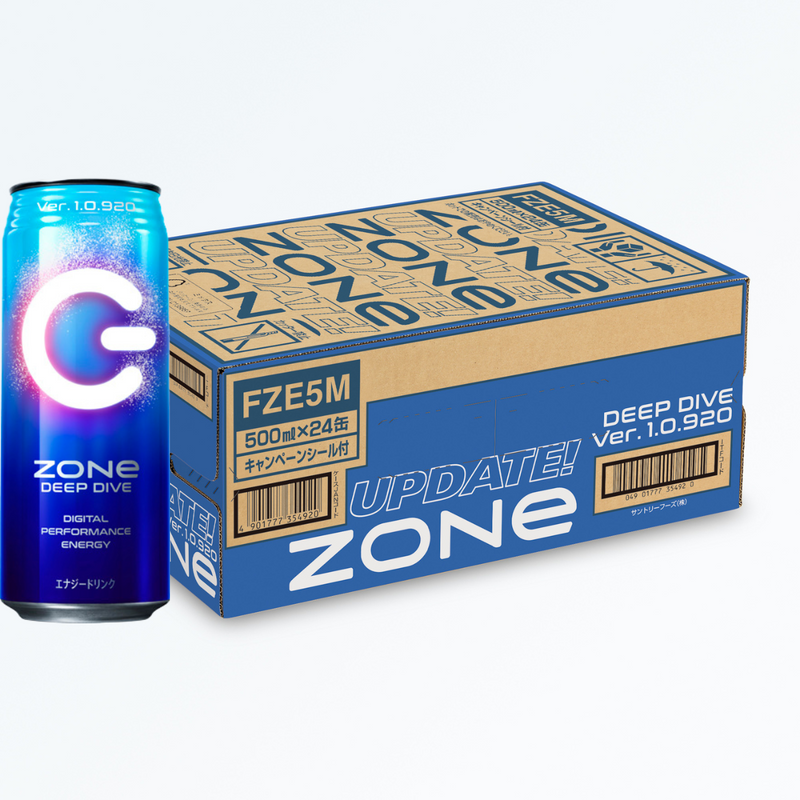 【エナジードリンク】<br>ZONe DEEPDIVE Ver.1.0.920<br>１ケース（500ml×24本）