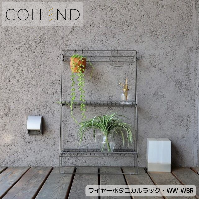 【 COLLEND 】お客様組立品<br>ワイヤーボタニカルラック／WW-WBR