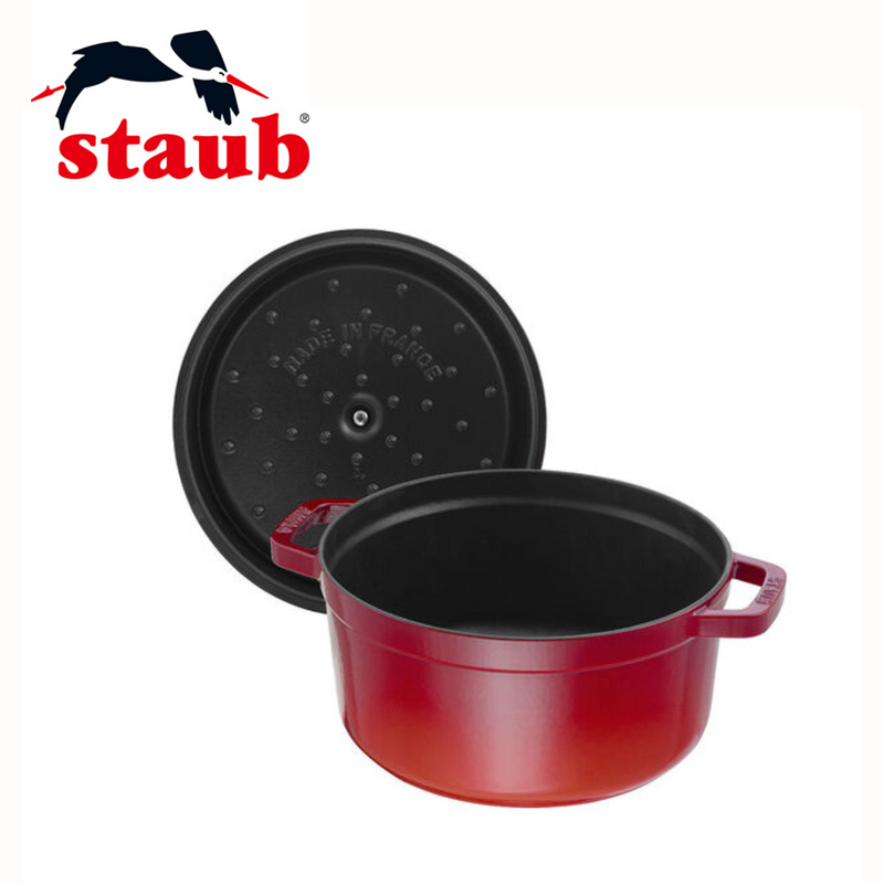 【 STAUB 】<br>鋳物ホーロー鍋  ピコ・ココット  ラウンド　18cm （全３色）