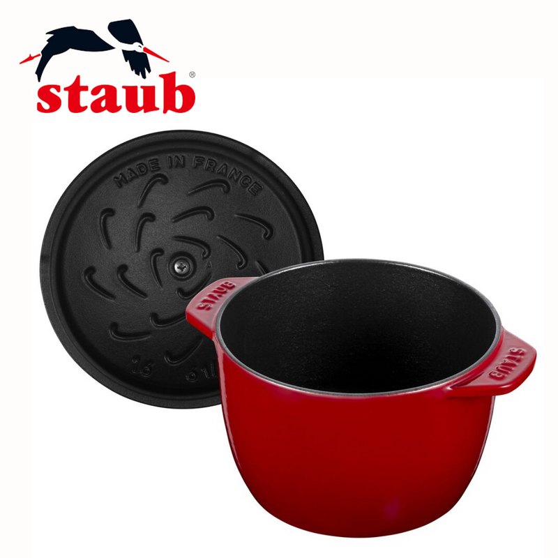 【 STAUB 】<br>鋳物ホーロー鍋  ラ・ココット DE GOHAN　Mサイズ・16cm（全３色）