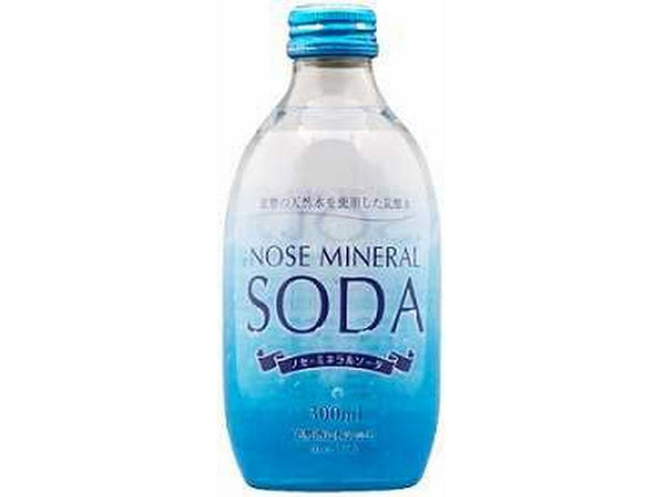 TVでも紹介！能勢ソーダ【NOSE MINERAL SODA 】300ml（300ml瓶24本入）