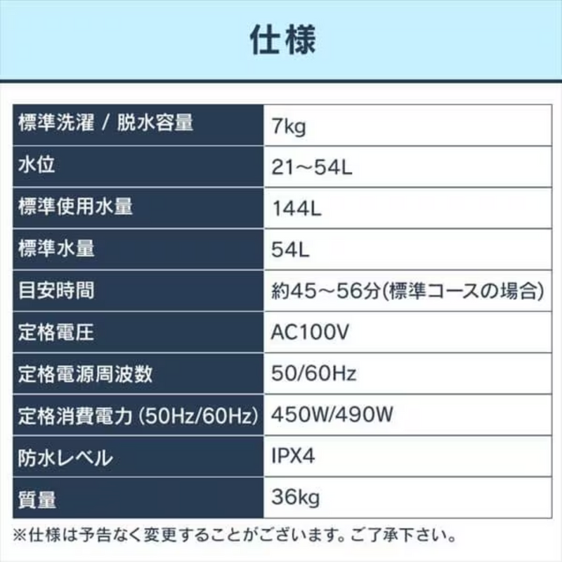 【アイリスオーヤマ】<br>全自動洗濯機<br>IAW-T705E-W