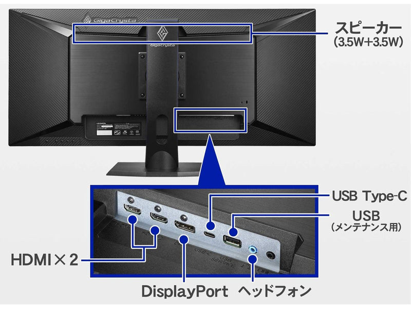 IOデータ　ゲーミングモニター　LCD-GCWQ341XDB（34型）